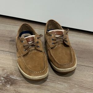 Sperry Men's Tan Suede Boat Shoes